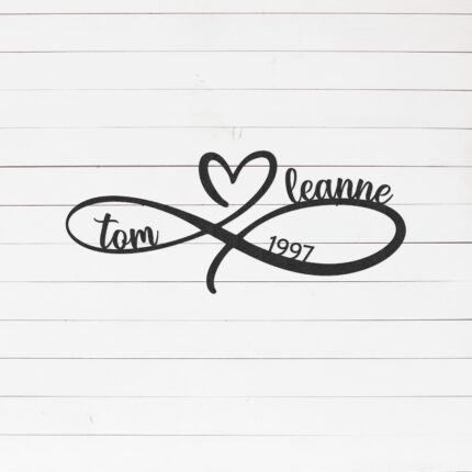 Personalized Couples Sign | Anniversary Gift | Metal Last Name Sign | Metal Sign | Wedding Gift | Engagement Gift | Year 6 Anniversary Gift